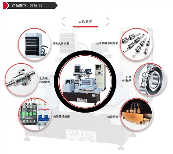 DE400環(huán)保型中走絲機(jī)床細(xì)節(jié)