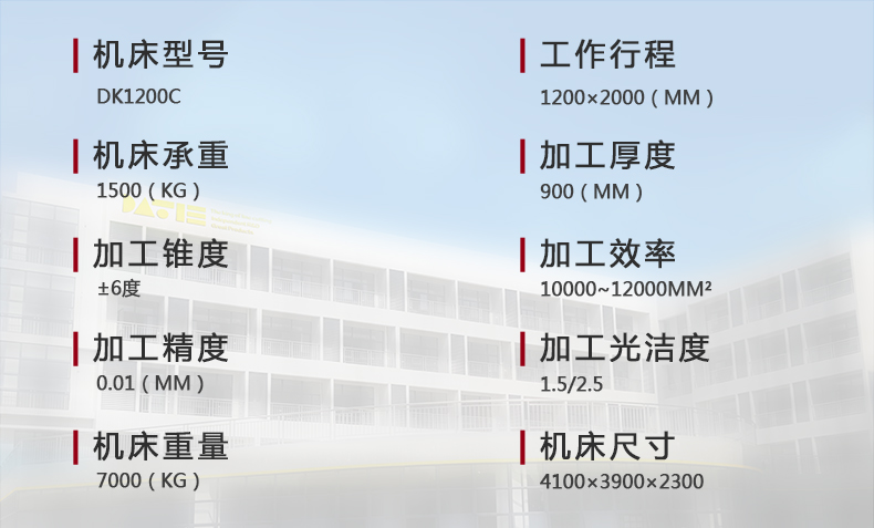 DK1200C技術參數(shù)